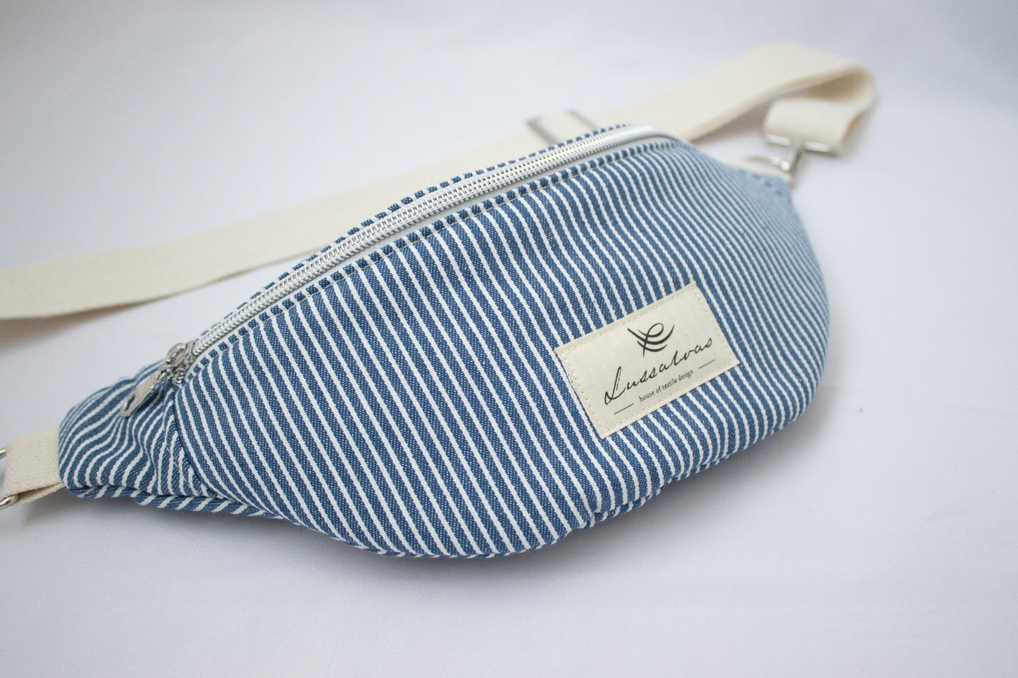 SARAH DENIM STRIPES | CROSSBODY BAUMWOLLE