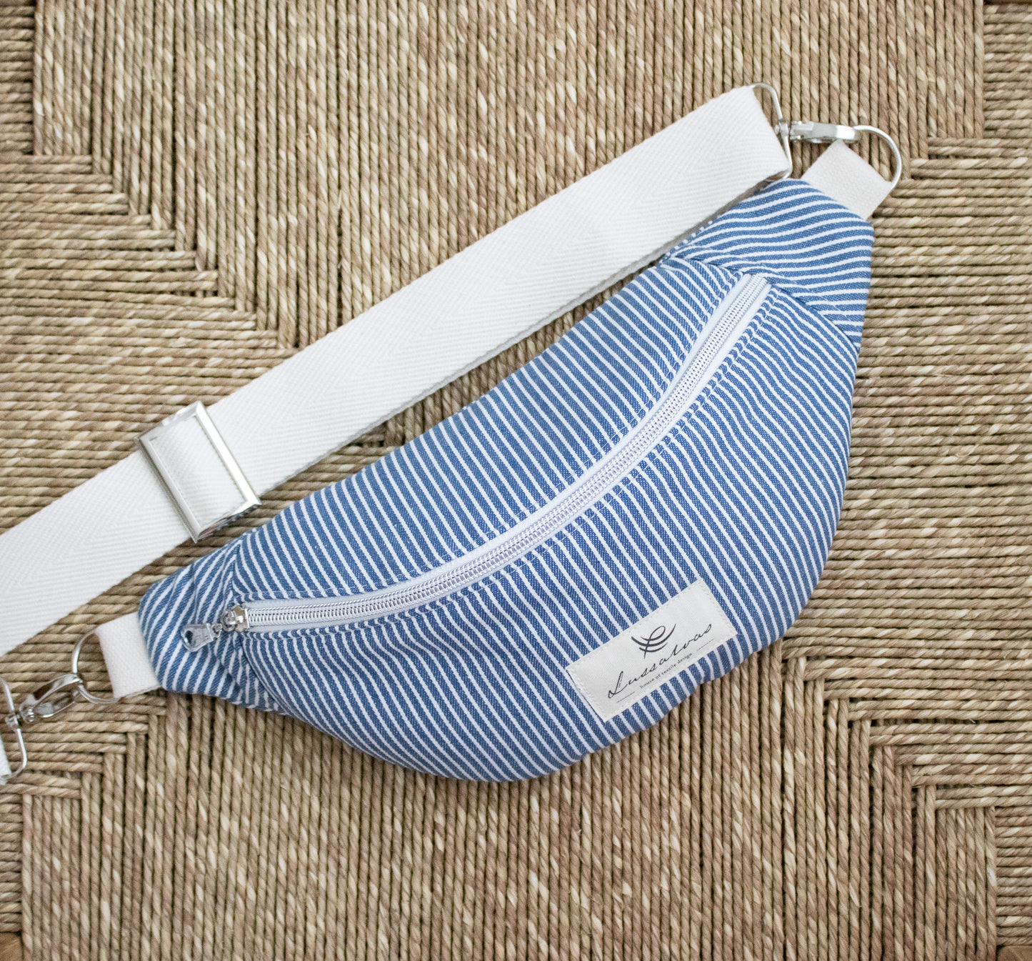 SARAH DENIM STRIPES | CROSSBODY BAUMWOLLE