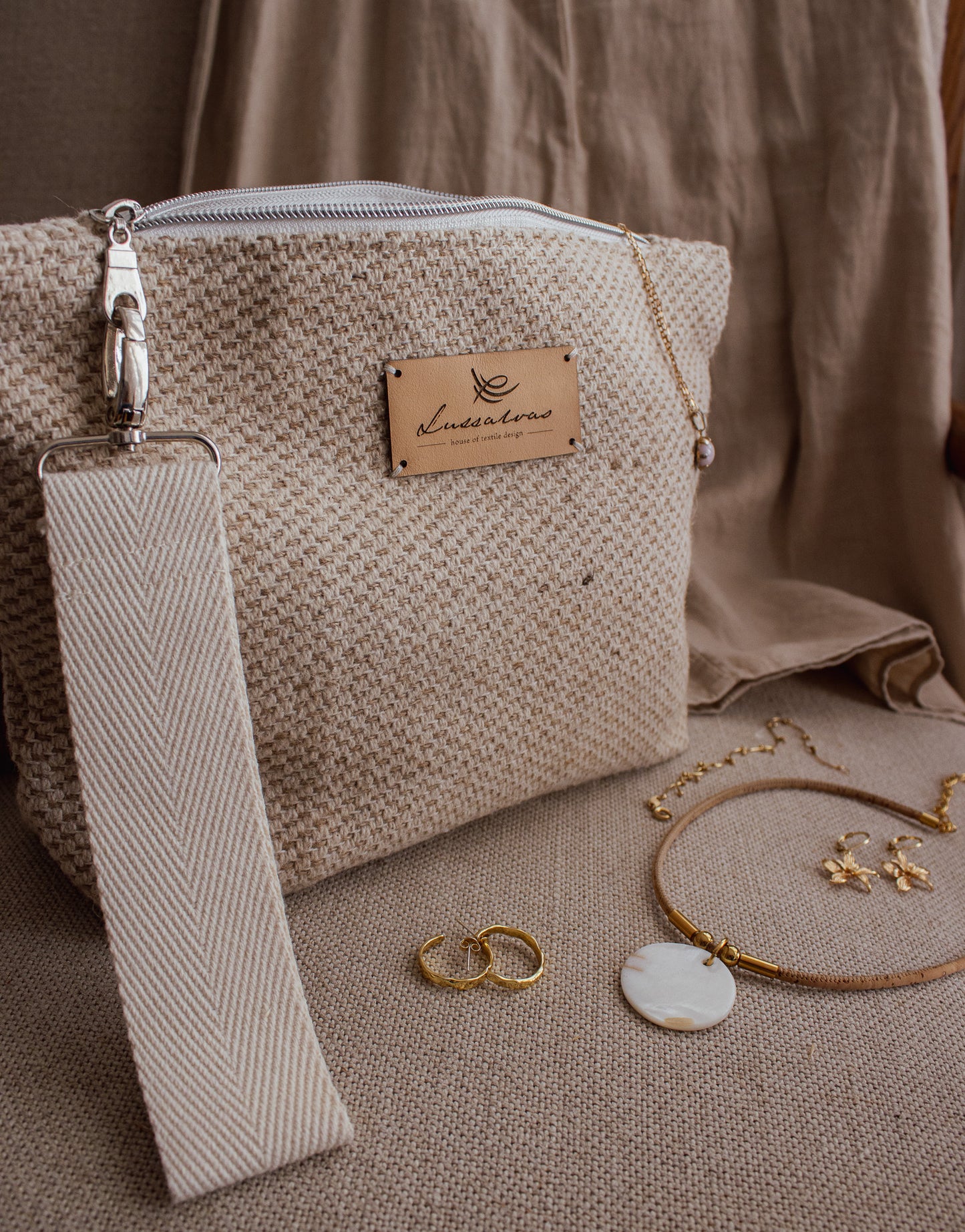 CHIARA | POUCH BAUMWOLLE & JUTE