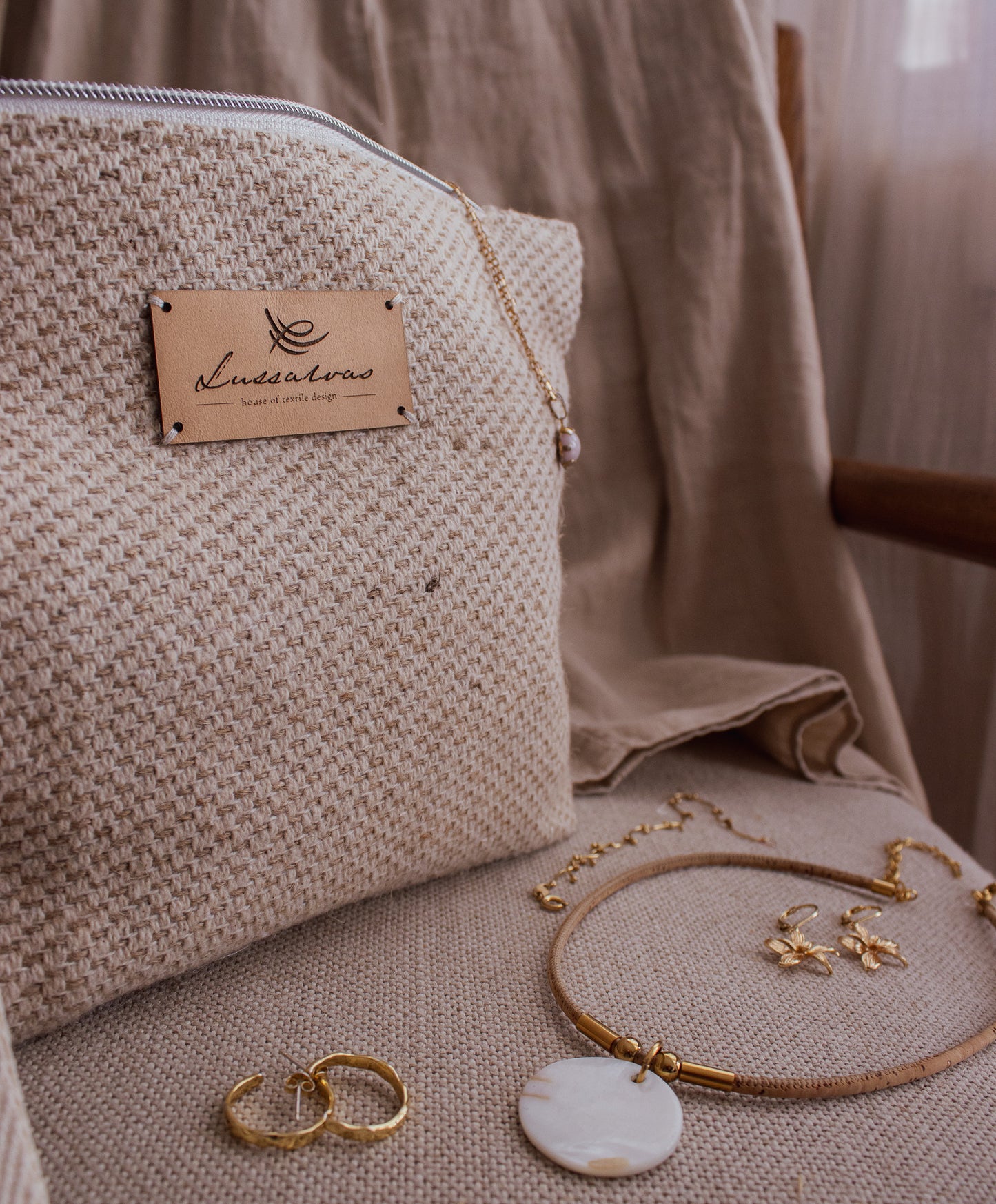 CHIARA | POUCH BAUMWOLLE & JUTE