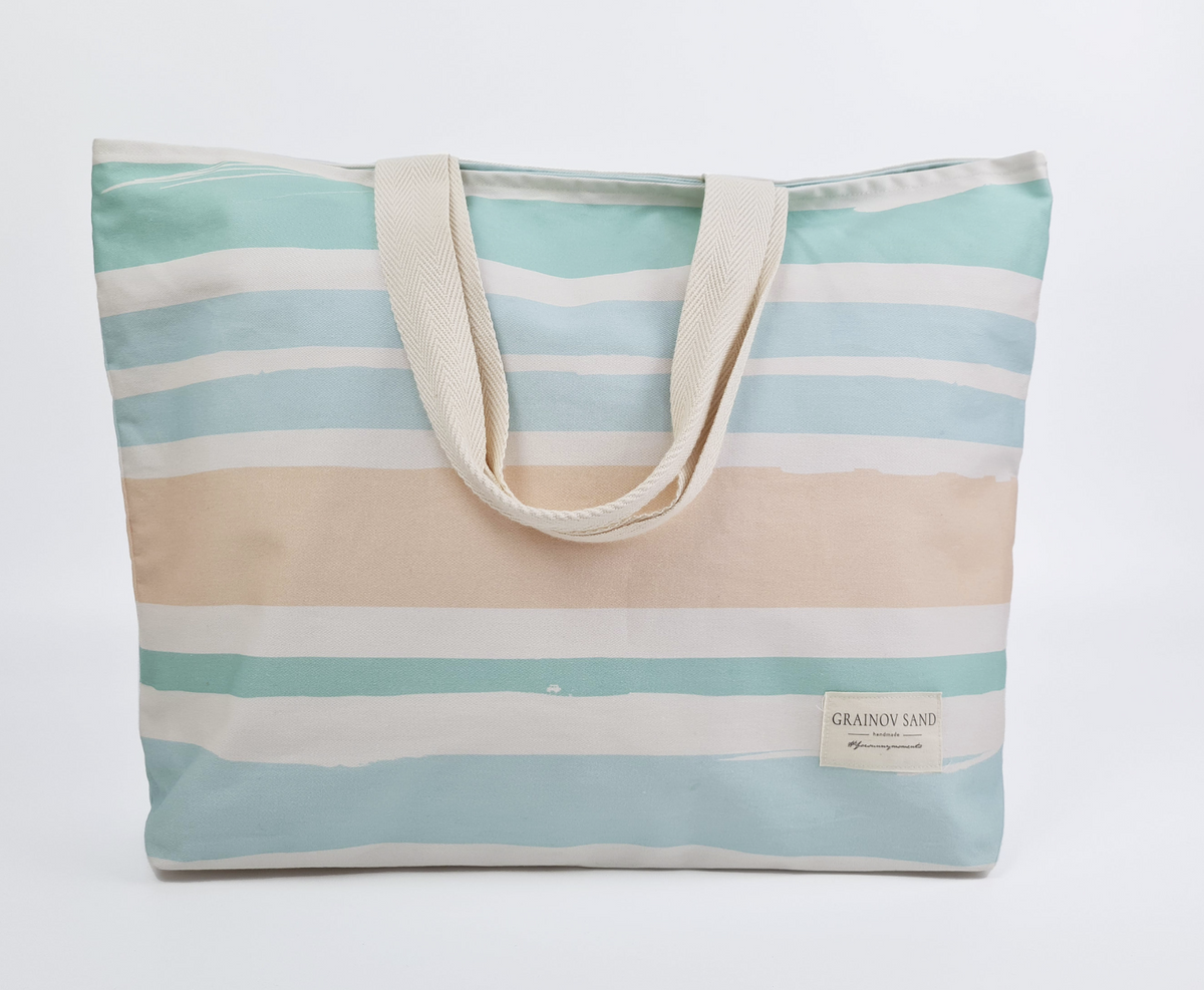 CALA AQCUA | STRANDTASCHE AUS CANVAS