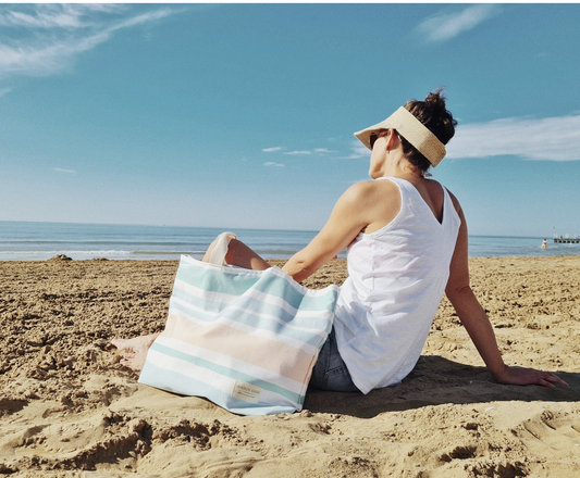 CALA AQCUA | STRANDTASCHE AUS CANVAS
